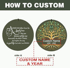 Personalized Memorial Wind Chimes for Outside, Sympathy Gifts Wind Chime for Loss of Loved One, Beautiful Decor with Deep Tone, Ideal for Funeral, Remembrance & Bereavement, Produced in Texas - Image 5