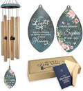 ASTARIN Wind Chimes for Loss of Loved One, Personalized Sympathy Wind Chime for Women, Windchimes Outdoors Deep Tones, Remembrance/Sympathy Gifts Loss of Mother(Produced in Texas) by Astarin