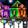 Brizled Smart Halloween Solar Spot Lights Outdoor 4 Pack Landscape Lighting by Brizled