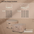 ULTCOVER Waterproof Square Patio Fire Pit Table Cover 28 inch - Image 3