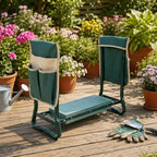 Garden Kneeler and Seat with Tool Pouches, Foldable, EVA Foam Pad - Image 2