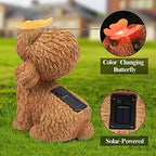 Dog Statues Outdoor Decor, Solar Lights Outdoor Statue Garden Decorations - Image 6
