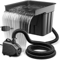 NFESOLAR Pond Waterfall Spillway Kit for Ponds Streams up to 3,000 Gallons by NFESOLAR