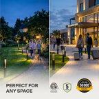 ASD Low Voltage Landscape Lighting, Outdoor Bollard Pathway Lights 5 Color - Image 2