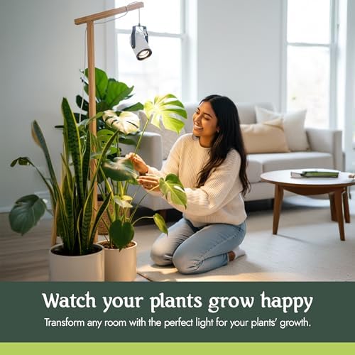 Hanging Grow Light for Plants, LED Full Spectrum Grow Light, Adjustable Beam 15°-50° & 180 Degree Hanging Angle, Aluminum, Plant Growing, Wall/Ceiling Mountable - The Sun Bulb - Image 7