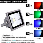 20W RGB LED Landscape Spot-Light,16 Color Changing&4 Mode Flash,Dimmable,5 Ft Cable Plug in,IP66 Waterproof Outdoor Wall Washer Security Flood Light,Garden,Halloween Decor - Image 3