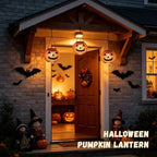 Outdoor Solar Pumpkin Lights, 2 Pack Warm White Halloween Lanterns - Image 6