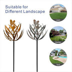 Wind Spinner for Yard and Garden Metal Kinetic Wind Sculptures for Outdoor Decorations(63 x 12.99 inches) - Image 6