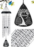 Sympathy Memorial Wind Chimes Bereavement Memorial Gifts for Loss of Husband Sympathy Memorial Gifts for Loss of Loved One in Memory of Husband by JUSTFORWIND