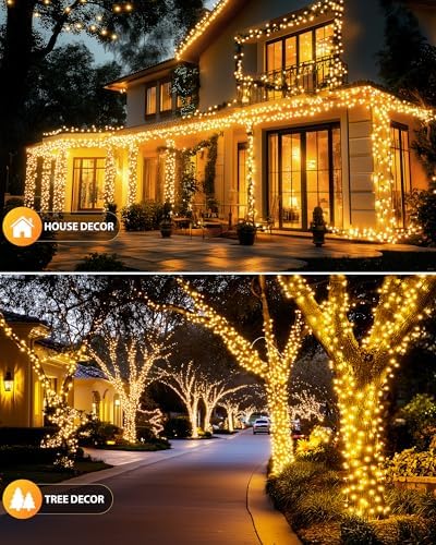 Brightown 4 Pack Solar String Lights for Outside, Total 184Ft 480 LED - Image 2