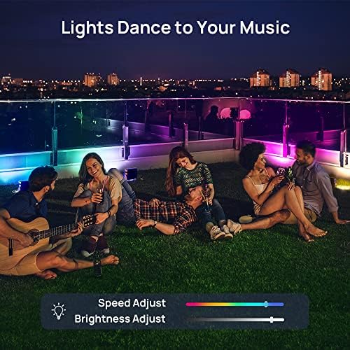 USTELLAR Smart WiFi LED Flood Lights Outdoor, RGB Color Changing Stage Landscape Lighting with APP Group Control, Timing, Alexa, Outdoor Uplights IP66 Spotlights for Christmas Halloween Party - Image 3
