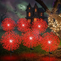 Tujoe 6 Pcs Christmas Solar Firework Stake Lights 180 LED 8 Modes by Tujoe