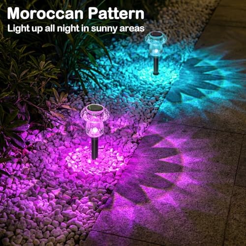 16 Pack Solar Lights Outdoor Color Changing Mushroom Garden Lights - Image 6