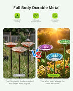 8 Pc Water Station for Bee Butterfly Pollinators Outdoor Bath Metal - Image 4