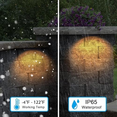 4 Packs 12inch Hardscape Lighting 5W 2700K Soft White - Image 4