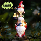 twinbling 17 in Large Garden Gnome Statue with Solar Lights - Image 7