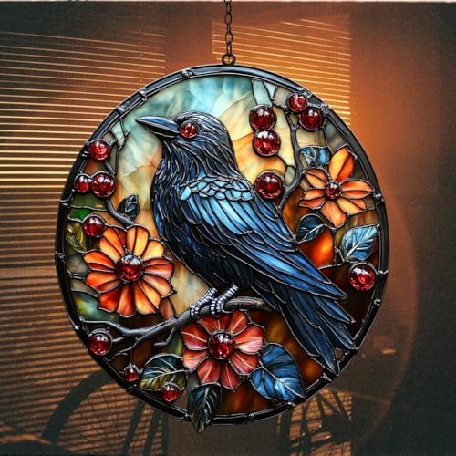 Raven Acrylic Suncatcher - Image 7