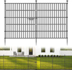 No Dig Garden Fence Outdoor for Yard, 32in (H) x 35.4ft(L) by SecureSpacesCleanerPlaces