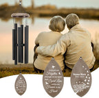 Sympathy Wind Chimes Personalized, 36inch Memorial Wind Chimes in Loving Memory, Loss of Loved Mom/Dad, Sympathy Wind Chime Memorial Gifts Outdoor - Image 2