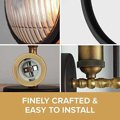 Rustic Wall Sconce Wall Mounted Industrial Lamp Retro Vertical Lighting - PAR36 Wall Lights - Auto Engine Head Light - Steampunk Lantern Farmhouse Fixture - Aircraft Tractor Headlamp Wall Lamps - Image 5