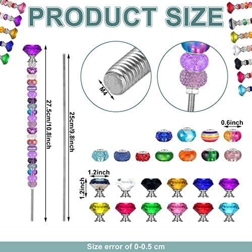 Tigeen 236 Pcs Garden Stake DIY Fairy Wand Plant Stake, Classic - Image 2