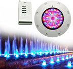 18W RGB LED Color Changing Pool Light 3000 LMS Wall Surface Mounted Waterproof 30 Degrees Beam Angle Swimming Pool Pond Submersible Underwater Lamp IP68 Waterproof 12V with Remote Control - Image 4