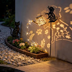 Solar Watering Can With Metal Dog Statue Stake For Garden Decoration - Image 6