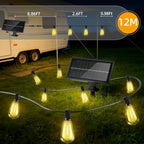 Solar Lights Outdoor, 40FT ST38 LED IP65 Waterproof Patio Lights - Image 7