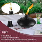 ZSZMFH 6 Pack Metal Table Top Torches,18 oz Citronella Torches for Outside - Image 5