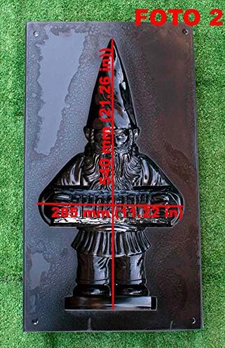 SvitMolds Mold DIY Garden Gnome Welcome Casting Concrete Decor Garden Leprechaun Cement Garden Decor D36 - Image 2