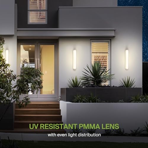 ASD LED Outdoor Sconce Lights, Nickel 3000K 4000K 5000K ETL - Image 4