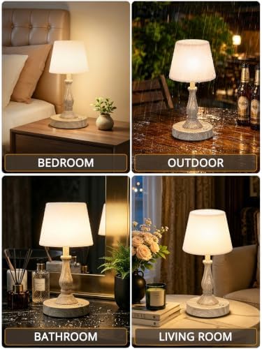 Yochoice IP65 Waterproof Shower Lamp, Rechargeable Cordless Bathroom Lamp - Image 7