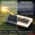 SHONELIGHTING 4x8 Solar Ground Lights, 12-Color Paver Light, RGB-W, 1Pack - Image 5