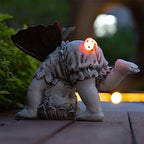Suyorpe Solar Fairy Garden Statue Decor - Gifts for Women Mom Mother's Day, Angel Boy Resin Figurine Waterproof Home Decoration with Ladybug LED Lights for Outdoor Balcony Lawn Yard Patio - Image 6