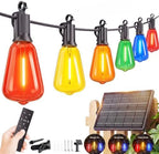 Brightown 100FT Solar Christmas Lights Outdoor, Multicolor String Lights by Brightown