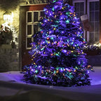 Solar Christmas Tree Lights Outdoor Solar Christmas Lights for Christmas Decorations, 100 LED C6 Strawberry Christmas Fairy Lights for Xmas Tree Garden Yard Patio Arbor Decor(Multicolor, 8 Modes) - Image 2
