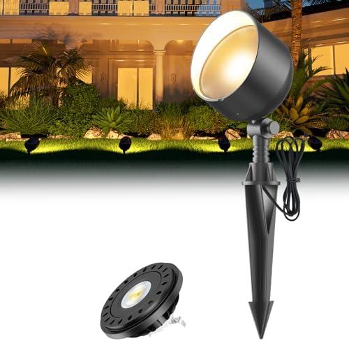 Landscape Spotlight 10W PAR36 LED Landscape Bulb 2700K 12V 1Pc by NoobibabaUSDirect