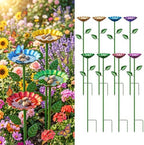 8 Pc Water Station for Bee Butterfly Pollinators Outdoor Bath Metal by Roopure