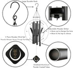 Deep Tone Outside Wind Chime - 38 inch, 96.5cm Wind Chimes for Outdoors - Image 6