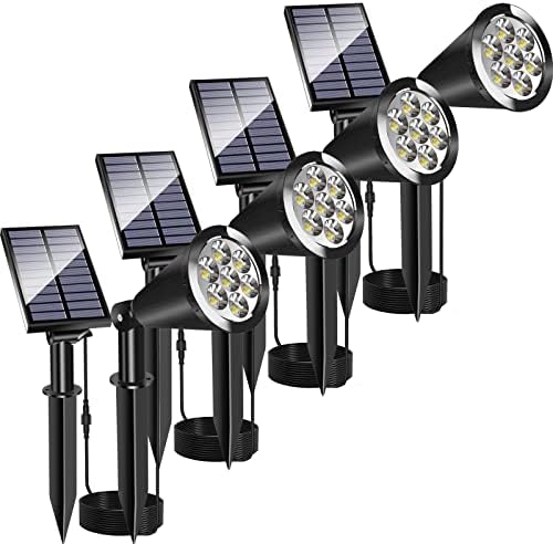 Solar Spot Lights Outdoor, Solar Lights for Yard, Solar Light for Flag by MEIHONG