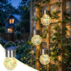 GIGALUMI Solar Hanging Lights Christmas Solar Lights Outdoor Garden Decor by GIGALUMI