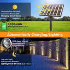 CLY Solar Landscape Spotlights, 3 in 1 Solar Lights Outdoor IP66 Waterproof - Image 2