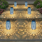 Garden Gifts for Women Solar Lanterns Outdoor Waterproof Peacock Garden Gifts Mom, Big Solar Lights, Garden Decor, Yard Art, Mothers' Day Birthday Gifts Grandma Grandpa(2Pack, Blue Gold - Image 6
