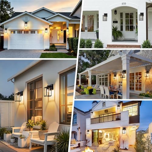 MATAMEYE Outdoor Wall Light, Waterproof Exterior Porch Lighting Fixture - Image 5