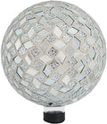 Sunnydaze 10" Mosaic Glass Gazing Ball for Garden, Globe for Outdoor Decor by SunnydazeDecor