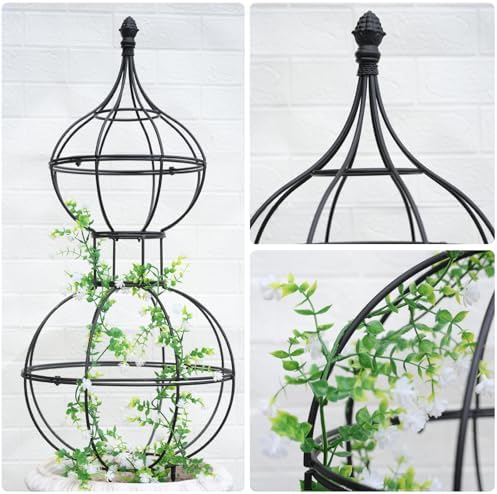 47" Obelisk Trellis for Climbing Plants - Support for Roses & Vines - Image 3