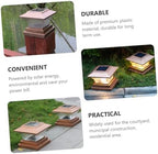 NOLITOY Solar Fence Pillar Light, 2v 150mah, Waterproof Post Lamp - Image 4