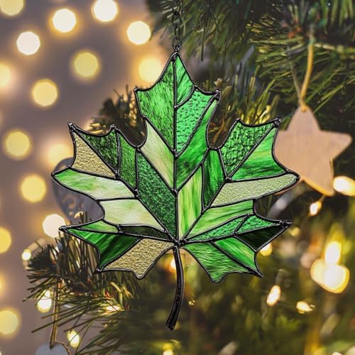 Maple Leaf Acrylic Suncatcher - Image 6