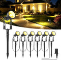 6 Pack Low Voltage Landscape Lighting, LED Garden Spotlights by HOMECHOOSE