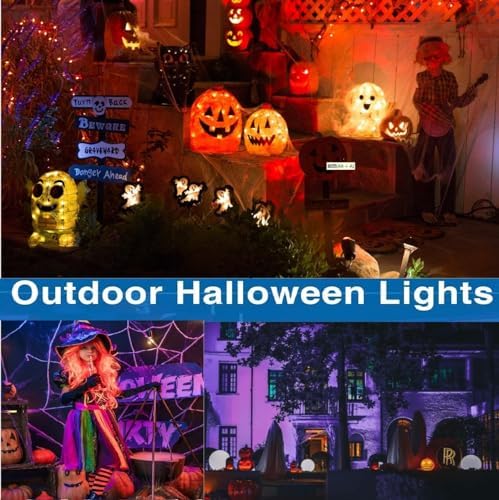 Low Voltage RGB Landscape Lights,Color Changing Outdoor In-Ground Light with Connectors RGB Well Lights 12-24V Landscape Lighting for Outdoor Christmas Halloween Party (RGBW 6 Pack) - Image 2
